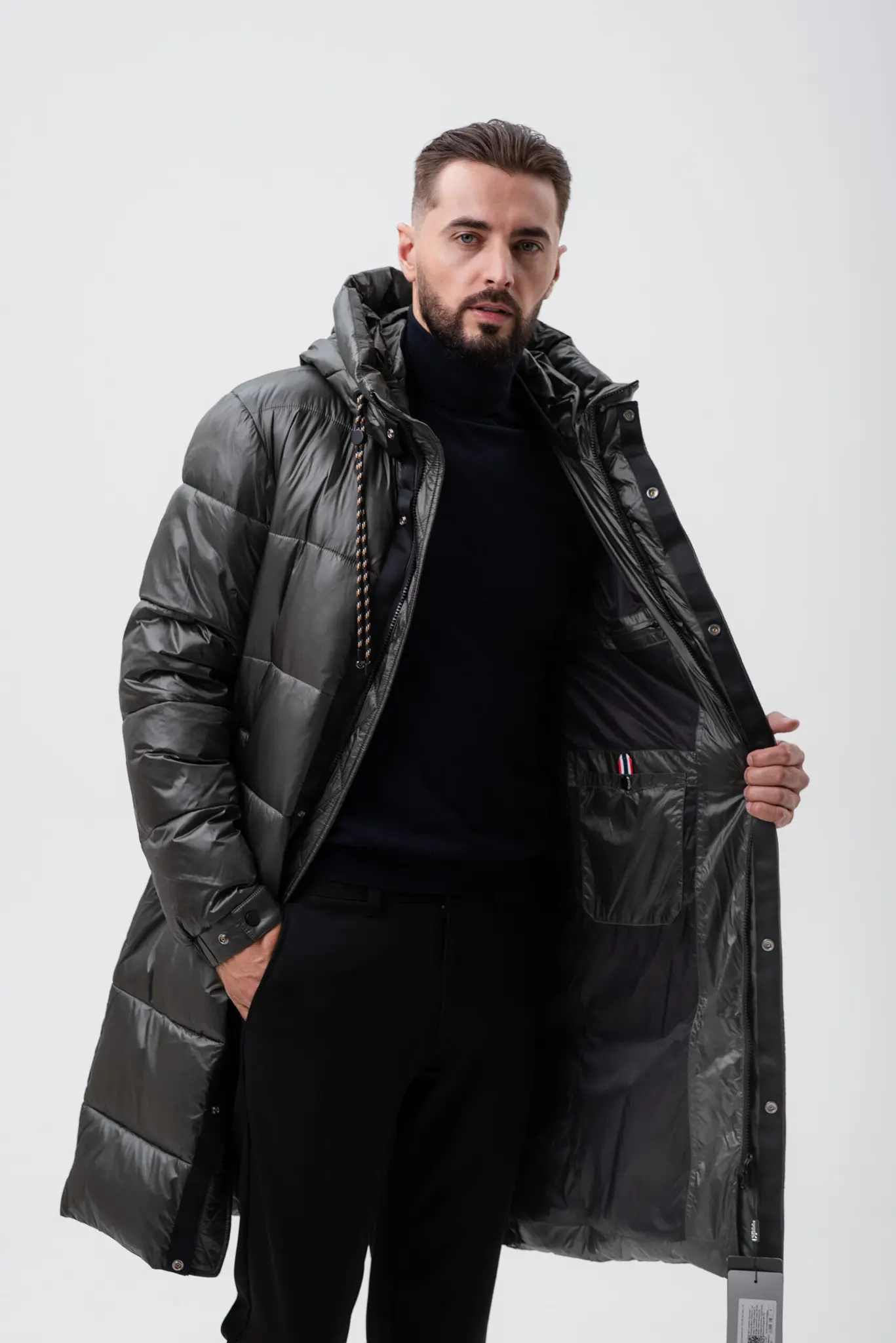 Geacă cu puf pentru bărbați — Artizana Fashion, foto 4