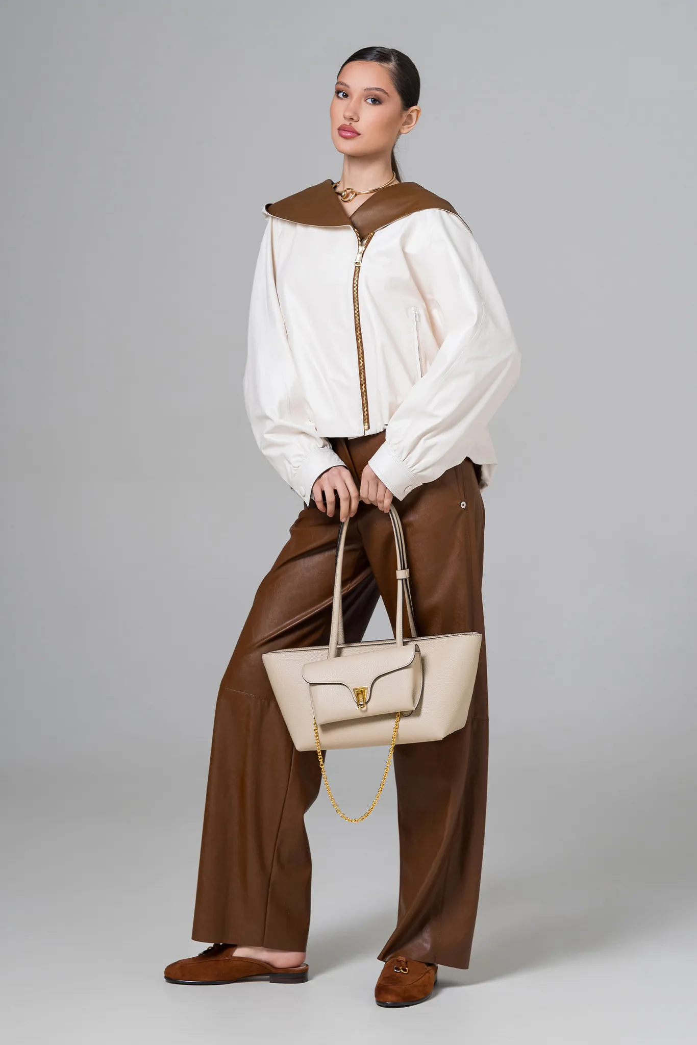Geaca din piele pentru femei — Artizana Fashion, foto 3