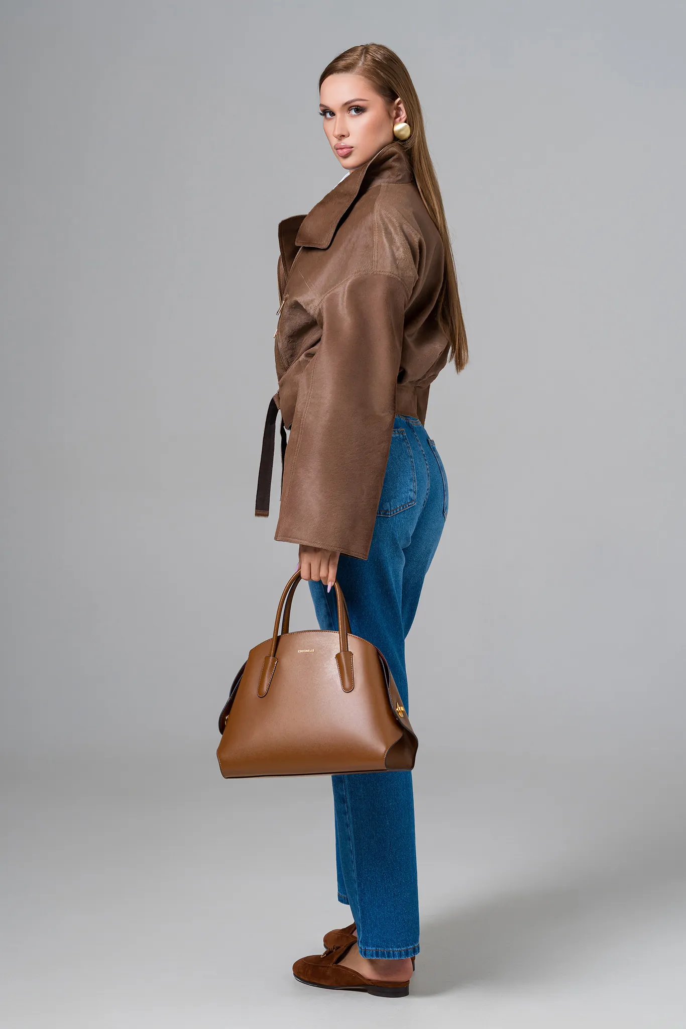 Geaca din piele pentru femei — Artizana Fashion, foto 4