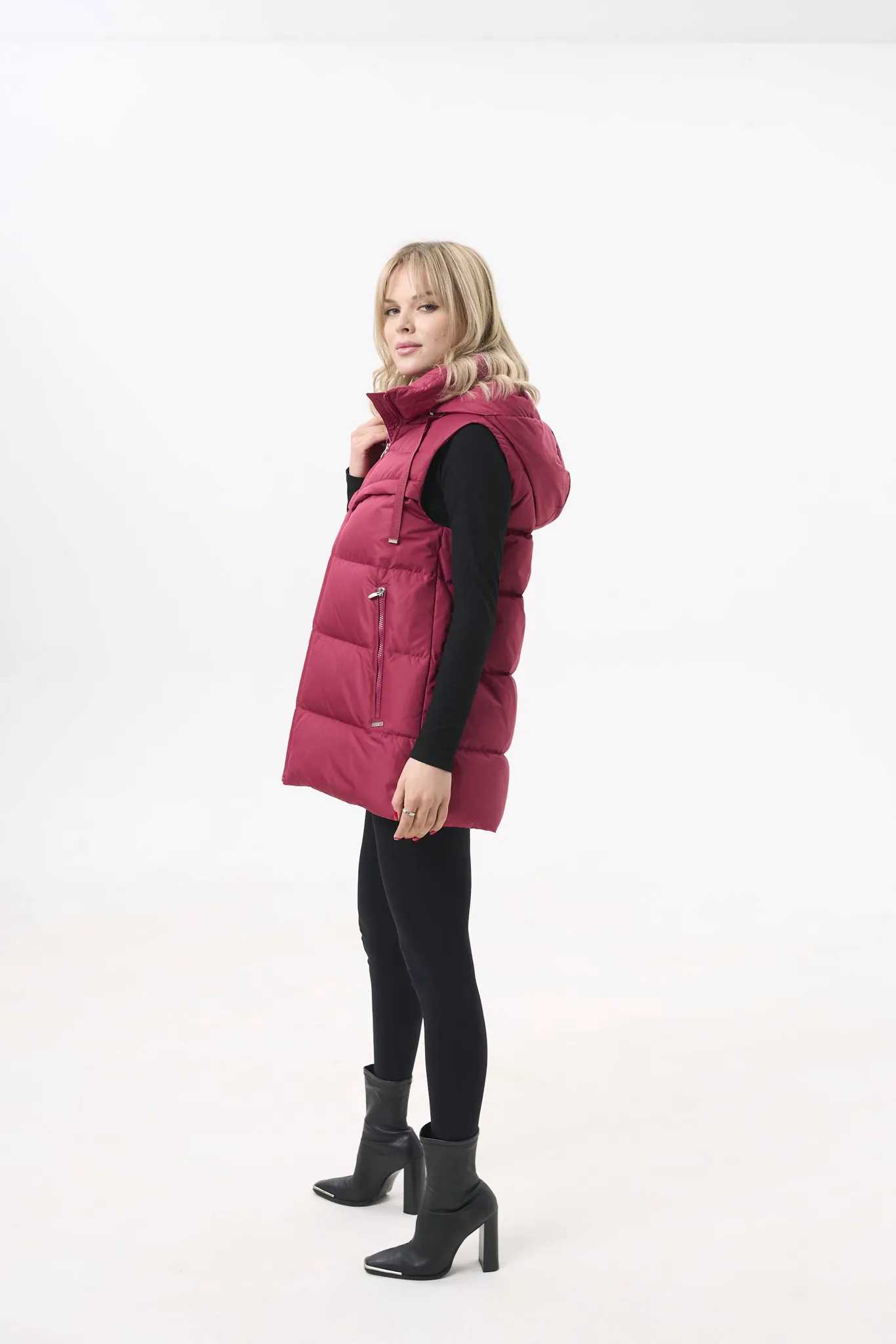Vestă cu puf pentru femei — Artizana Fashion, foto 2
