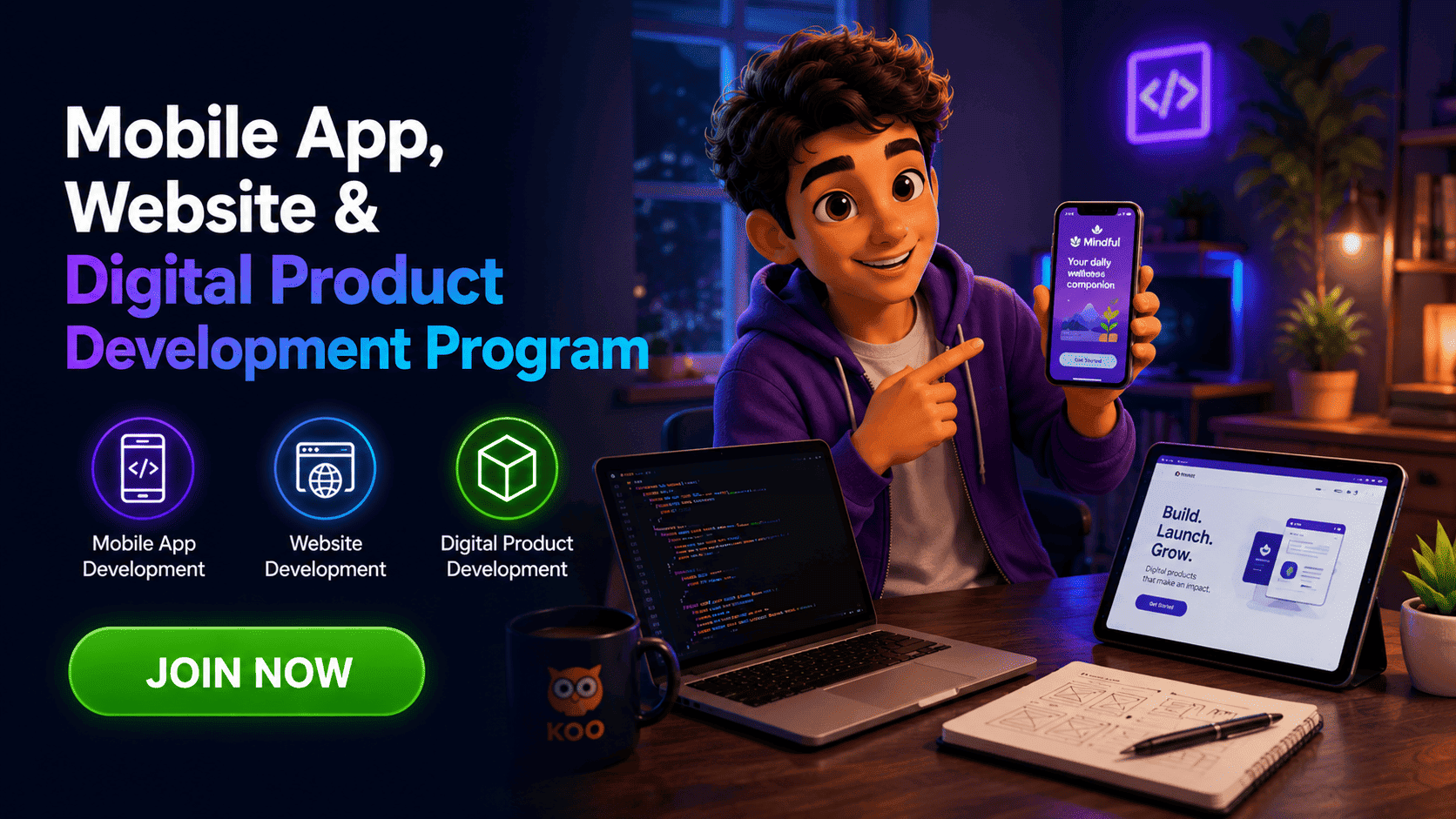 Mobile App, Website & Digital Product Development Program