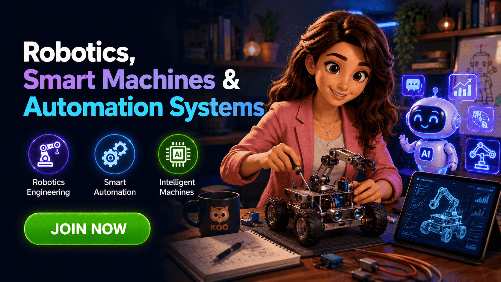 Robotics, Smart Machines & Automation Systems Program