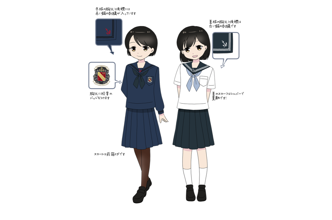 制服｜田園調布雙葉中学校｜【中学図鑑 | ラコモ】