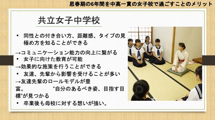  共立女子中学校「【座談会書き起こし】2020/8/22(土) 首都圏主要女子中学校  入試広報担当者  座談会」27