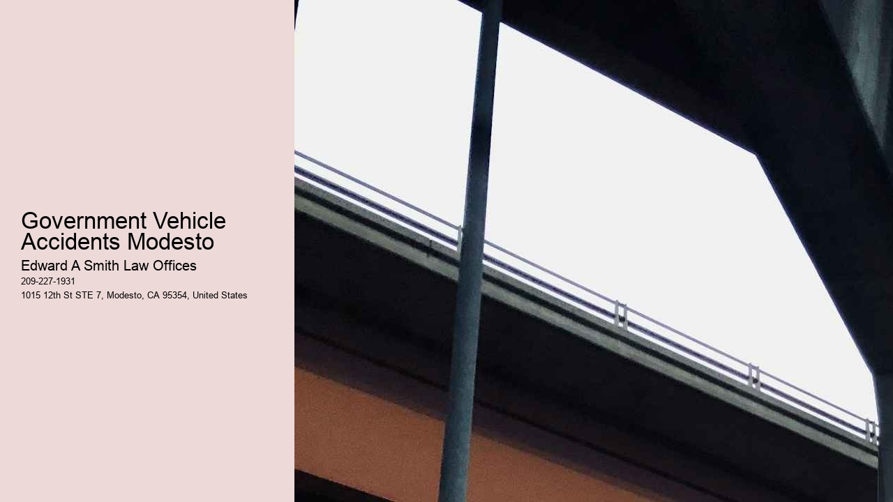 Government Vehicle Accidents Modesto