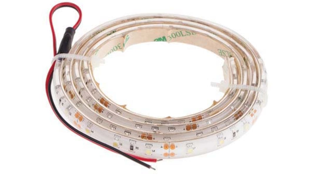 RS PRO 12V Red LED Strip Light, 1m Length