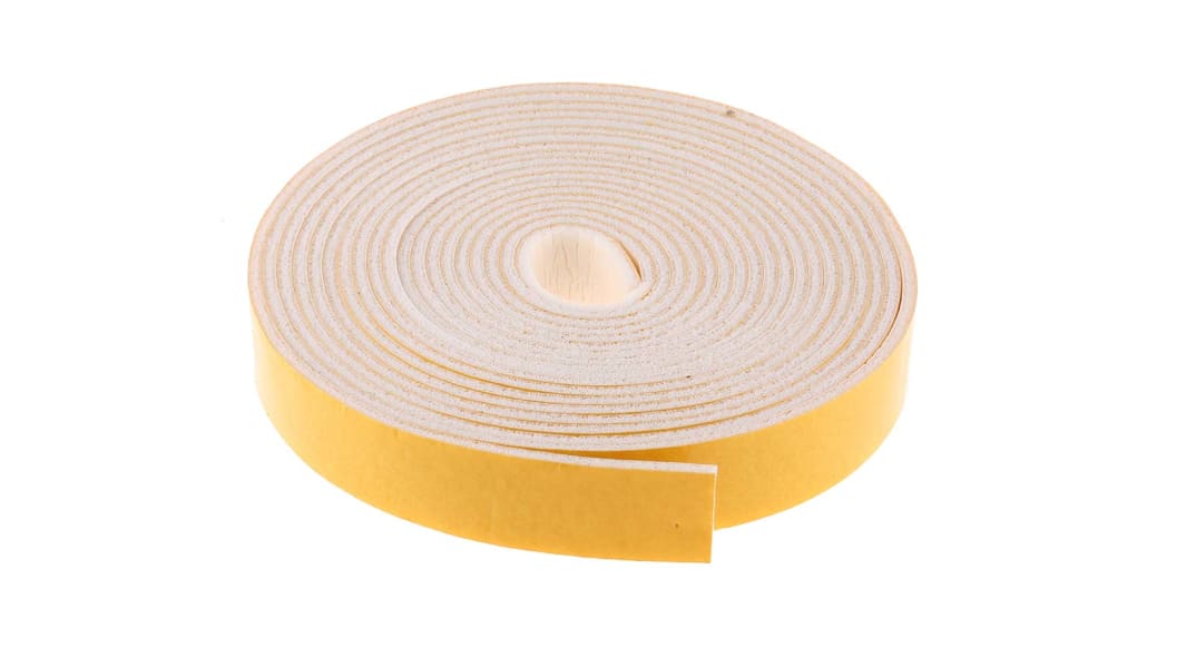 RS PRO VST 4100C Transparent Foam Tape, 12mm x 10m, 1mm Thick