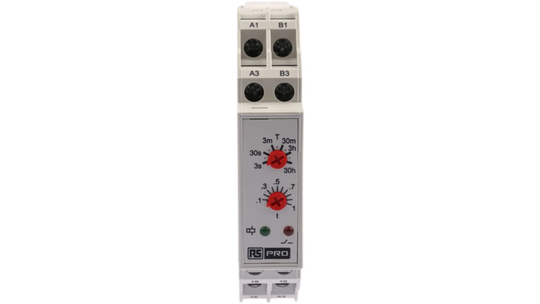 Square D Single Function Timing Relay – 120VAC, 10A @ 120/240V, 11-Pin DPDT, Off-Delay, 0.3 Sec To 30 Min Adjustable
