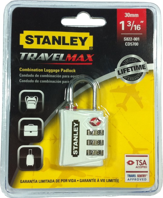 stanley combination padlock