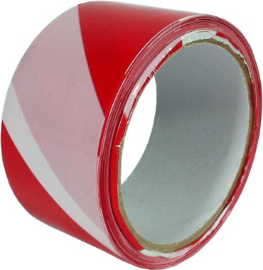 white red tape