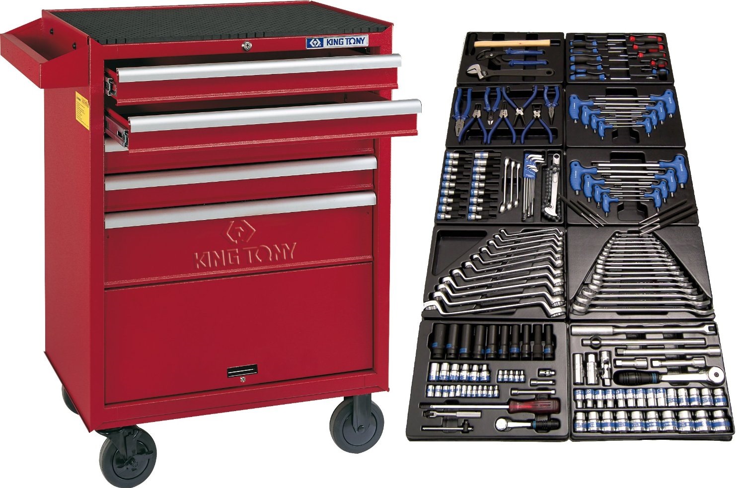 King Tony Tool Trolley Set C W 173pc Tool 932 000mr Singapore Eezee