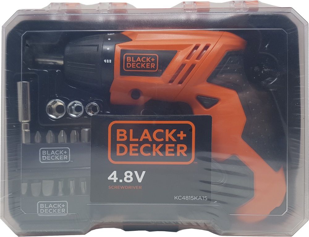 Black and Decker 4.8v Screwdriver Kit W 15 Accessories Kc4815ka