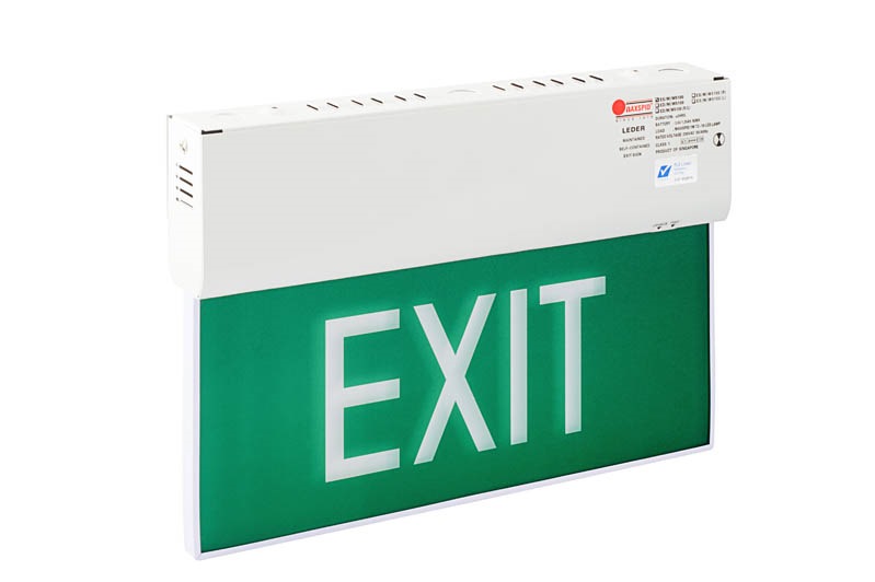 maxspid emergency exit light single side leder es m w5100 singapore eezee