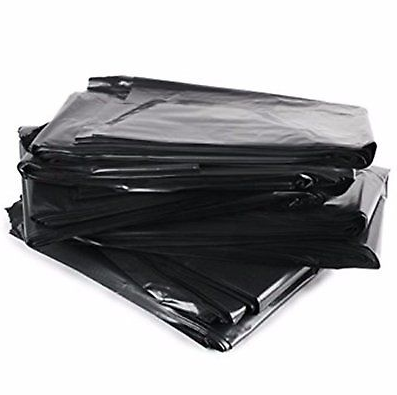 RS PRO Black Plastic Bin Bag, 90L Capacity, 50 per Package