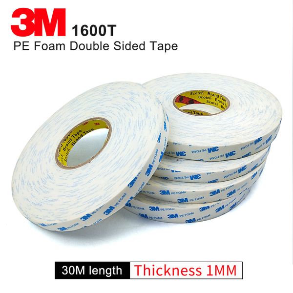 RS PRO White Double Sided Paper Tape, Non-Woven Backing, 25mm x