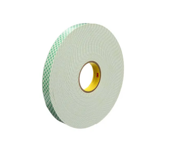 RS PRO White Double Sided Paper Tape, Non-Woven Backing, 12mm x 50m