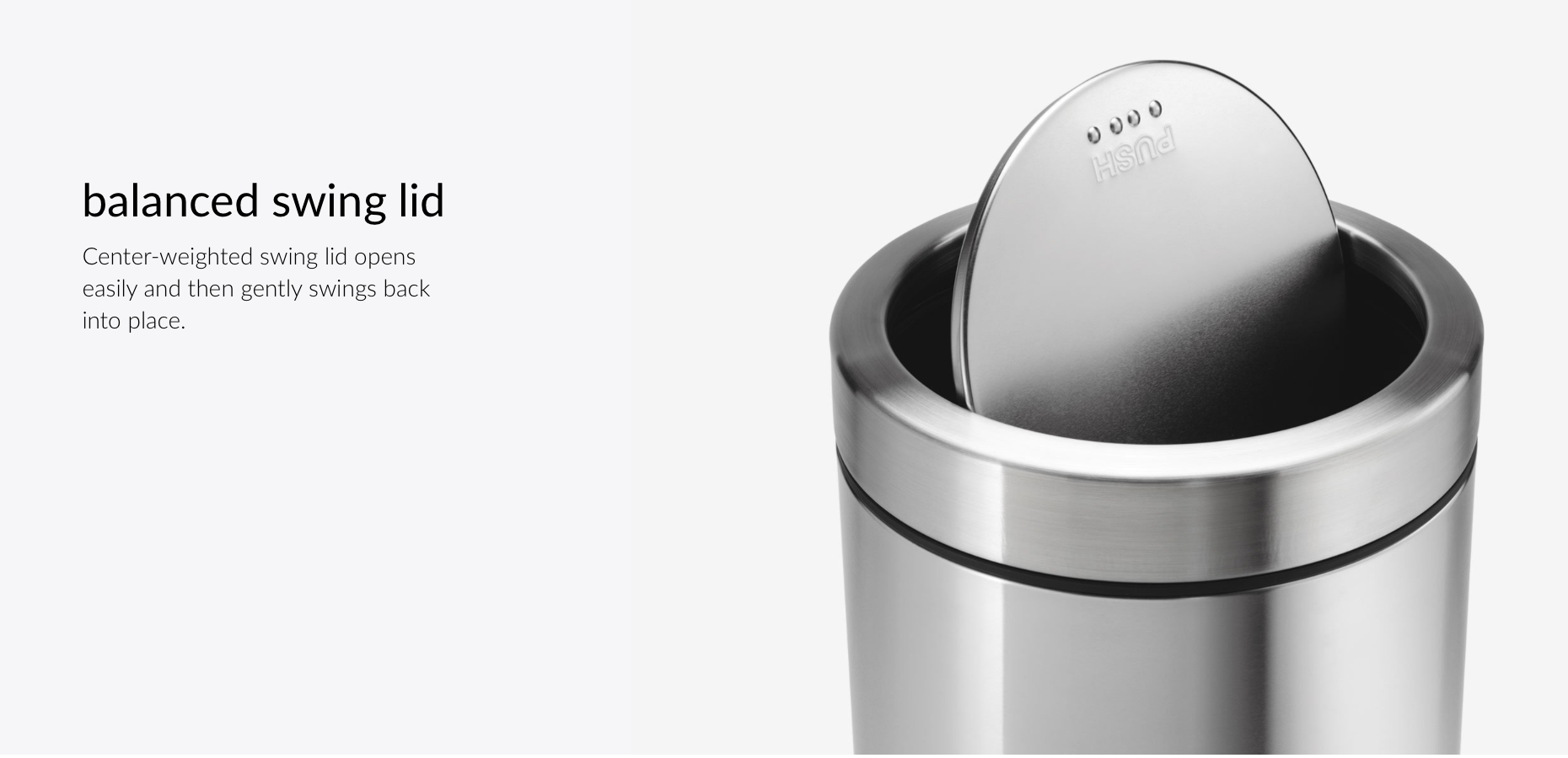 simplehuman trash can 55l