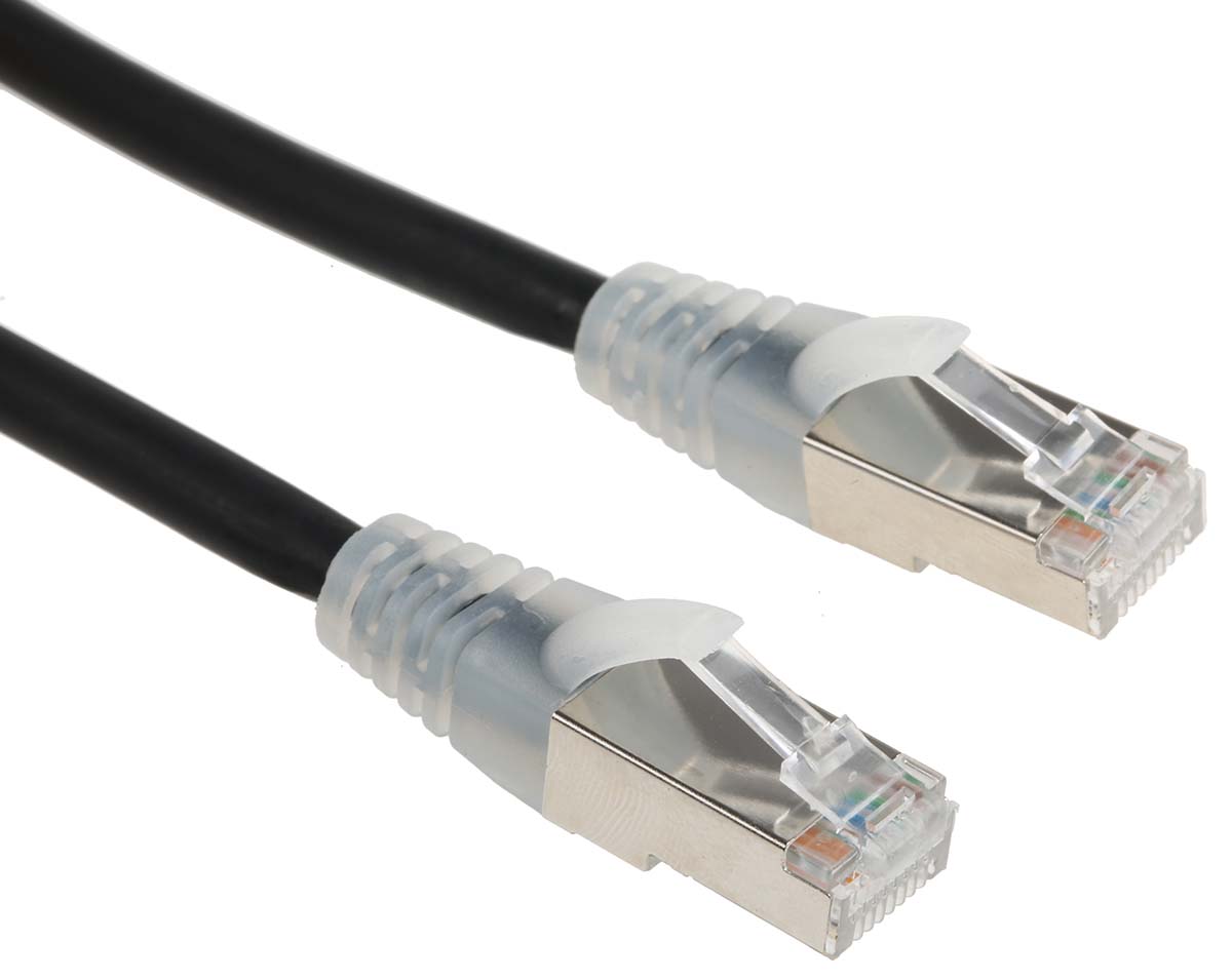 RS PRO Cat5e Male RJ45 to Male RJ45 Ethernet Cable Grey, 5m