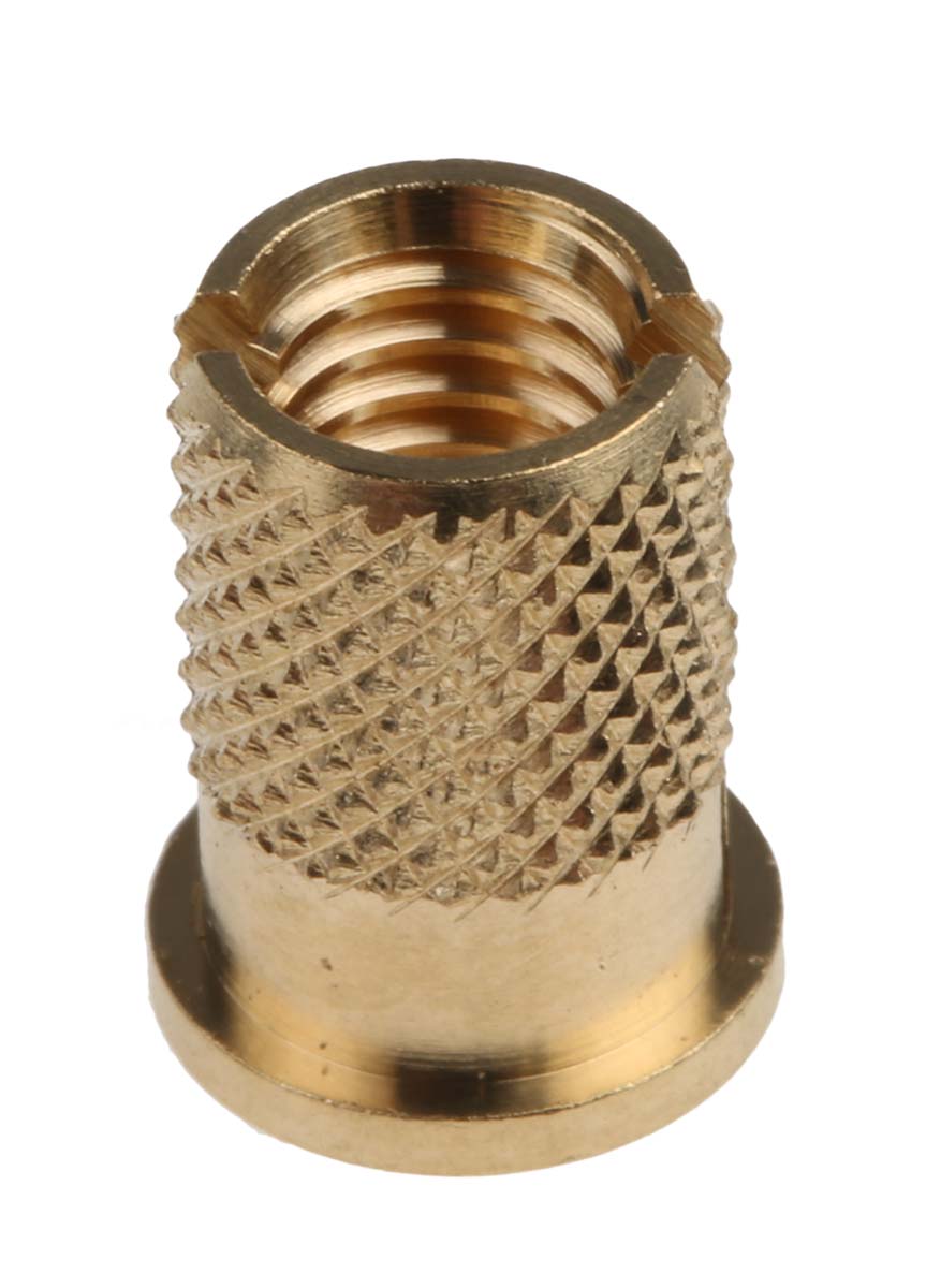 Plain Brass Hex, Hex Bolt, M6 x 25mm