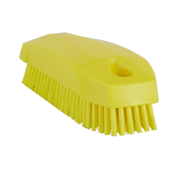 Vikan Narrow Cleaning Brush with Long Handle, 420mm, Hard Bristles