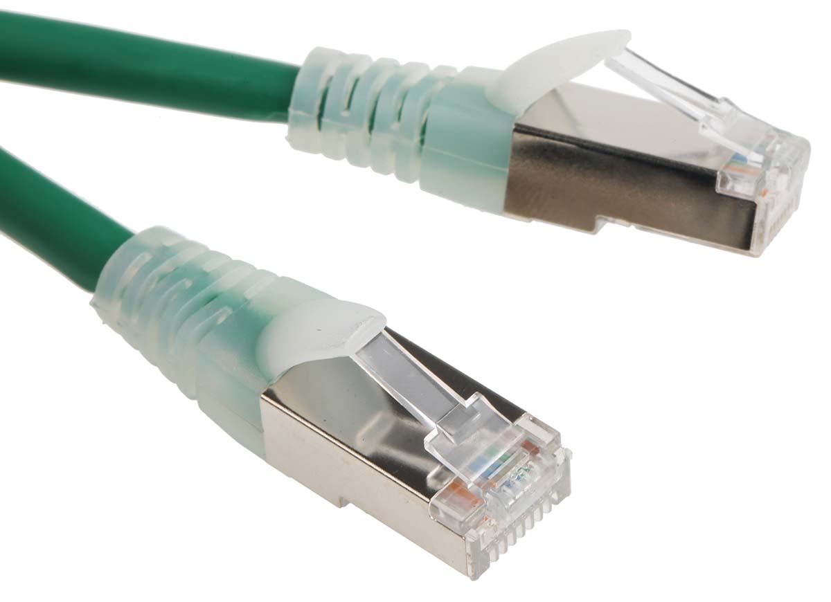 RS PRO Cat6 Male RJ45 to Male RJ45 Ethernet Cable, S/FTP, Blue