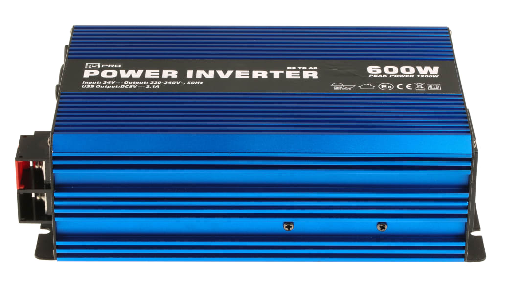 Rs Pro 1793328 Pure Sine Wave 600W Power Inverter, 24V Input, 230V Output -  Eezee