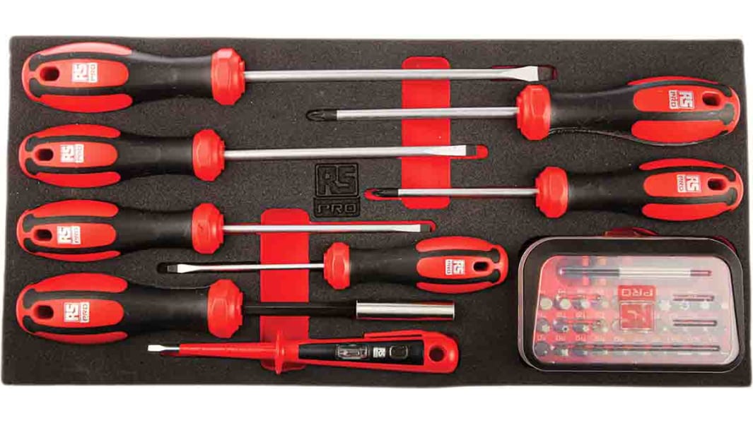 RS PRO Phillips; Slotted Precision Screwdriver Set, 11-Piece