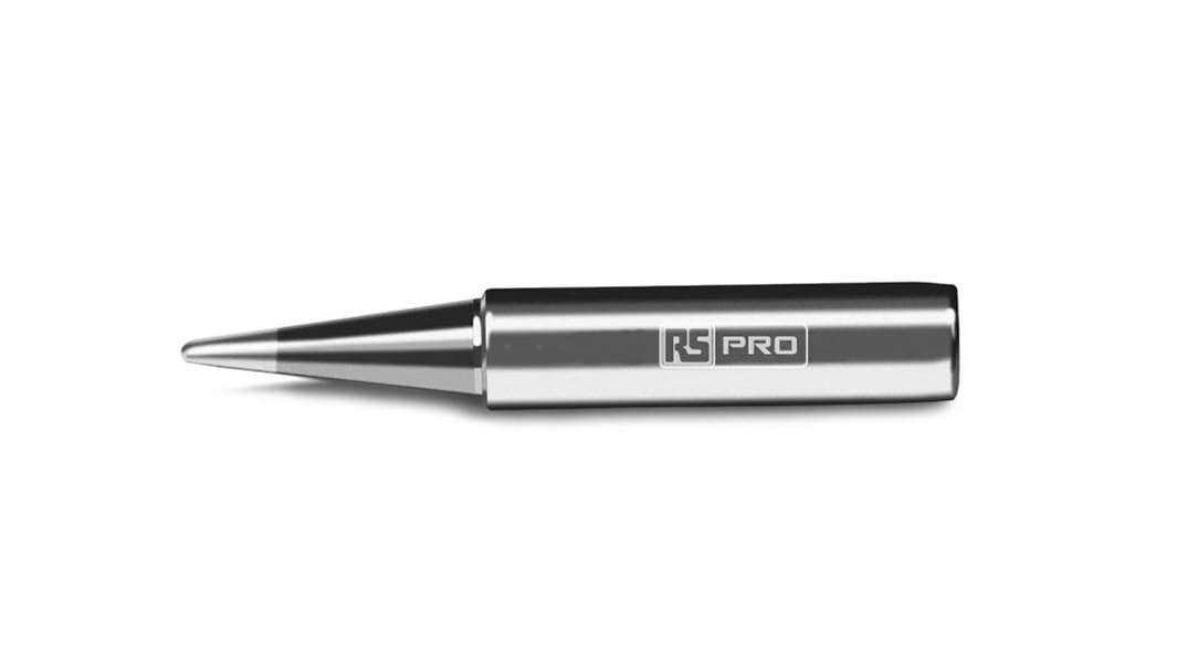 Rs Pro 2024521 0.2 Mm Straight Conical Soldering Iron Tip for Use With Rs  Pro Soldering Irons u0026 Stations - Eezee