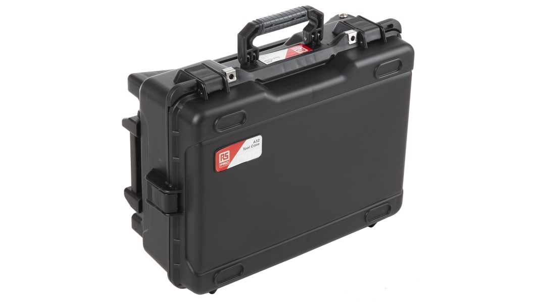 Rs Pro 1253050 Tool Case, With 2 Wheels, 530 X 230 X 400mm - Eezee