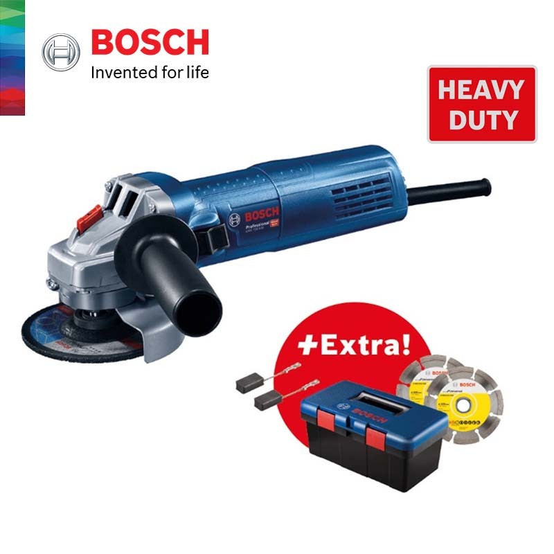 Bosch Gws 750 Fisherman Box Set c w 2x Cutting Disc 4in Box 0601