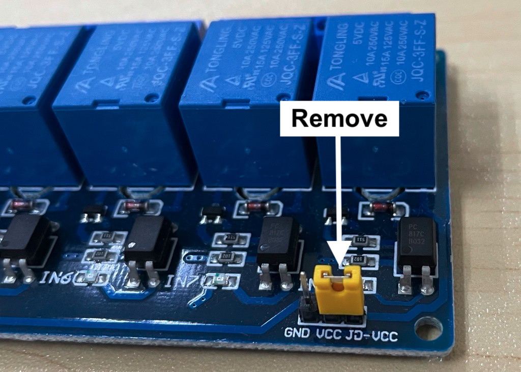  JBtek 4 Channel DC 5V Relay Module for Arduino Raspberry Pi DSP  AVR PIC ARM : Electronics