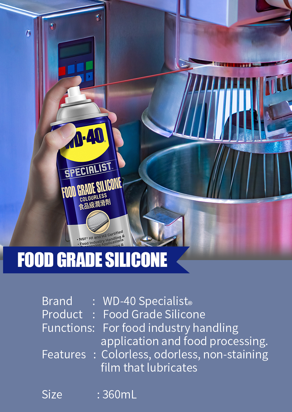 WD-40 Silicon Spray 360 ml