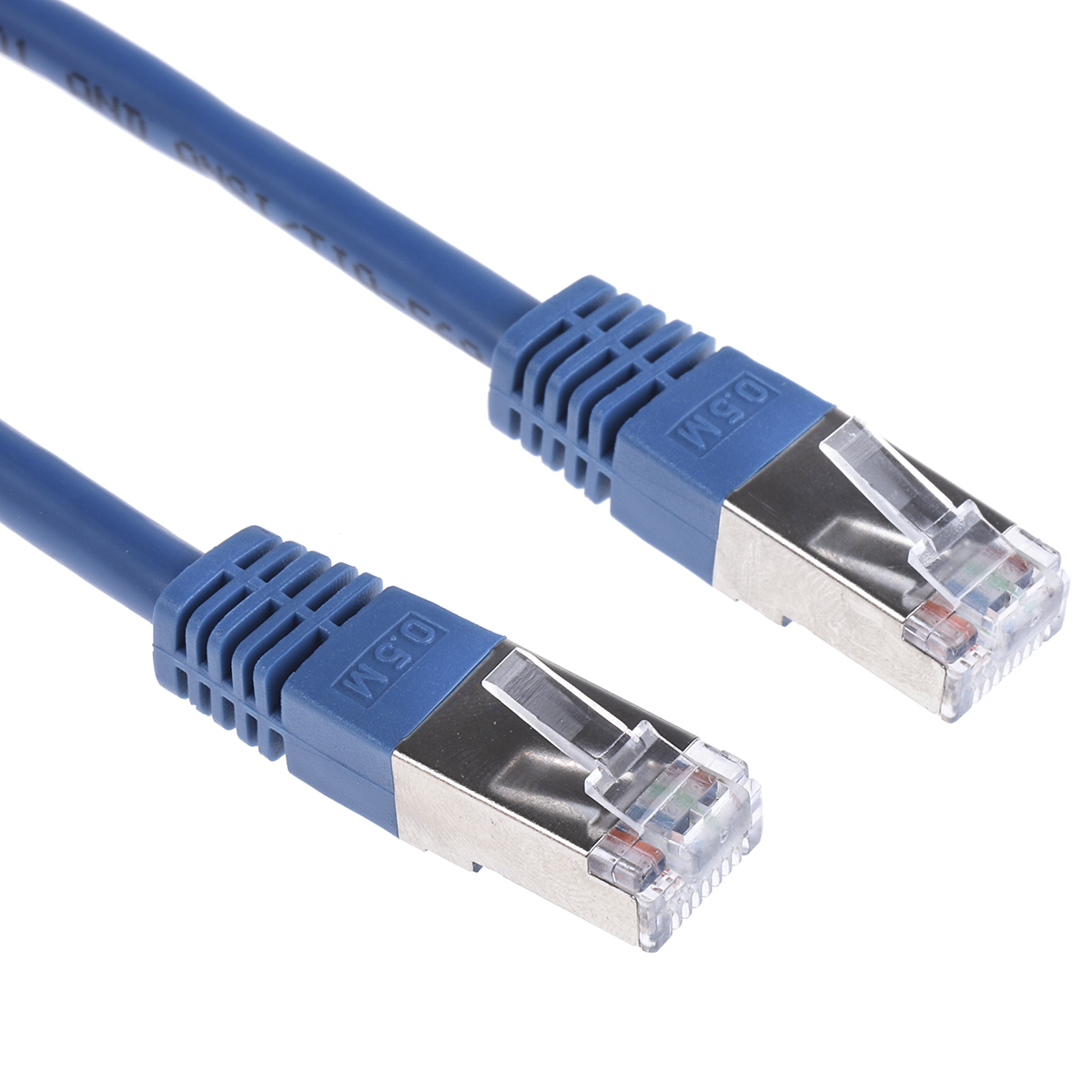 RS PRO Cat6 Male RJ45 to Male RJ45 Ethernet Cable Blue PVC Sheath, 5m