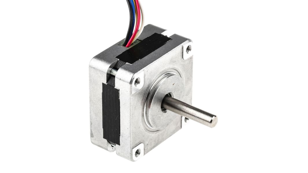 RS PRO Hybrid Stepper Motor 1.8° 5mm Shaft