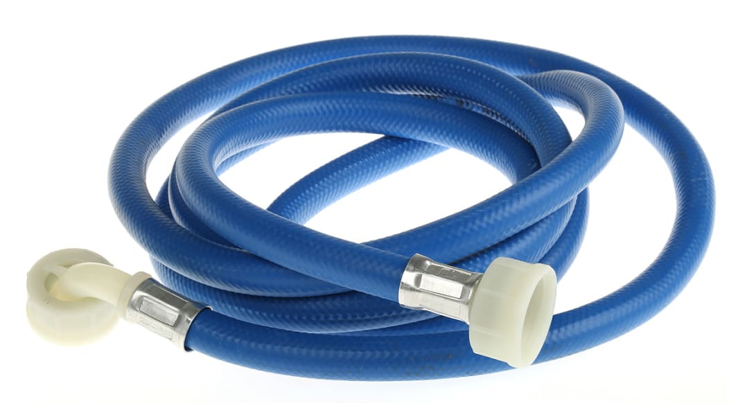 RS PRO Flat roll-up hose with couplings, 3 bar, 50m Long