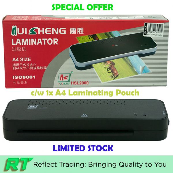 A4 Hot & Cold Laminator, Laminating Machine Superb Quality, Great