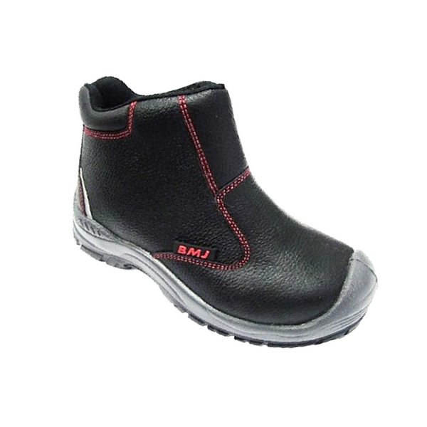zipped safety boots