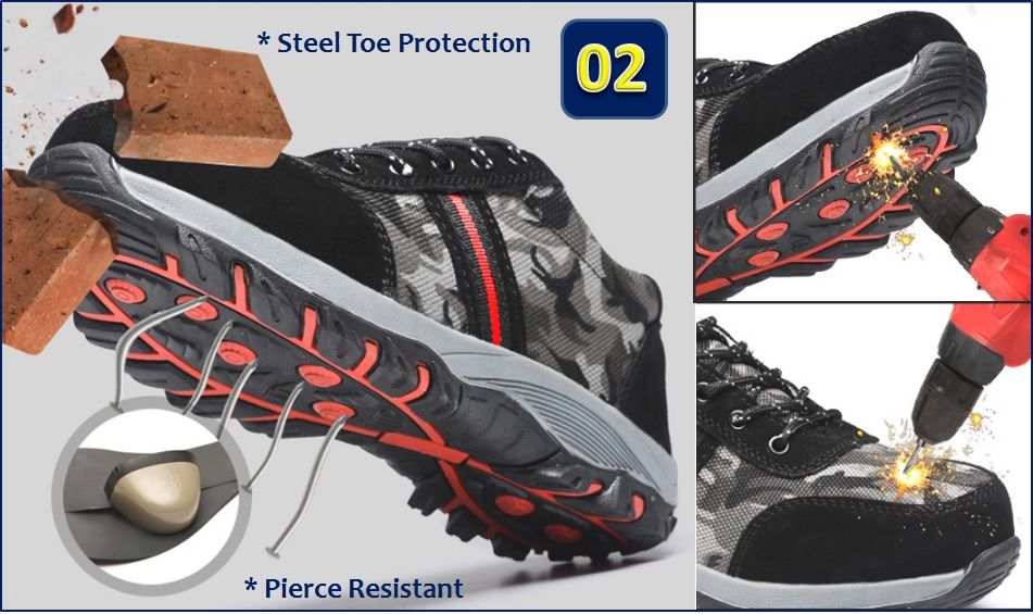 Bs Lightweight Working Safety Shoe BS-8108 Singapore - Eezee