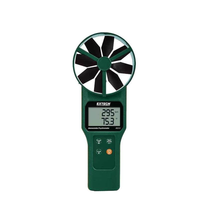 Extech THERMO-ANEMOMETER CFM/CMM/PSYCHRO AN310 - Eezee