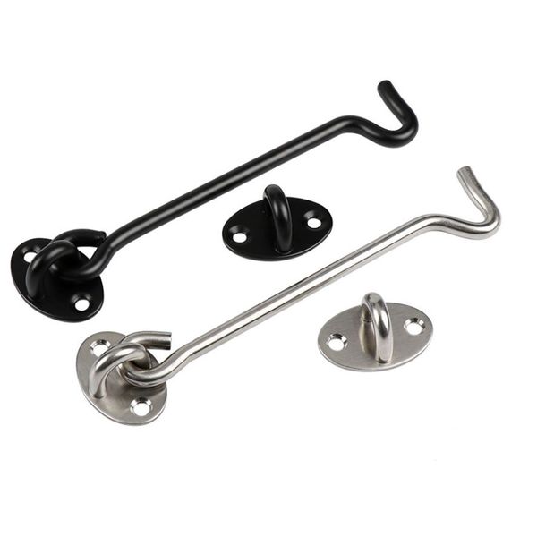 12 Cabin Hook Eye Latch Gate Door Hook Stainless Steel with