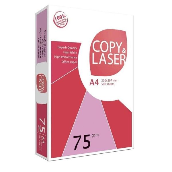 Copy & Laser Paper A4 75gr 500's Pink - Eezee