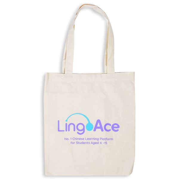 A4 Canvas Tote Bag (8oz) Custom Logo Printing Singapore