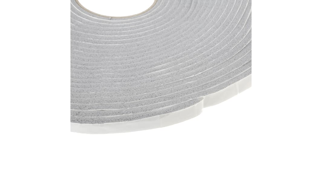 RS PRO VST 4100C Transparent Foam Tape, 12mm x 10m, 1mm Thick