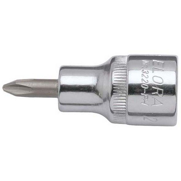 Elora 3220-PH Cross Slot Screwdriver Socket 1/2″ Drive Singapore - Eezee