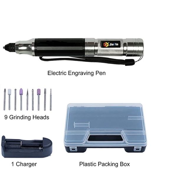 Engraving Pen Portable Electric Engraving Tool Kit, Rechargeable Engraver  Machine Metal Wood Glass Leather Jewellery Carving Drilling Lettering 