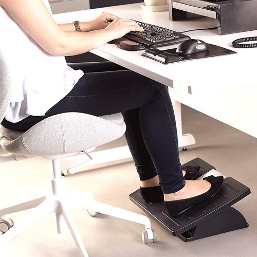 Fellowes Office Suites Adjustable Footrest - Black