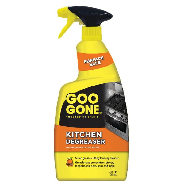 GOO GONE Kitchen Degreaser Range Stove Tops Grease Grime Foaming Cleaner  28oz