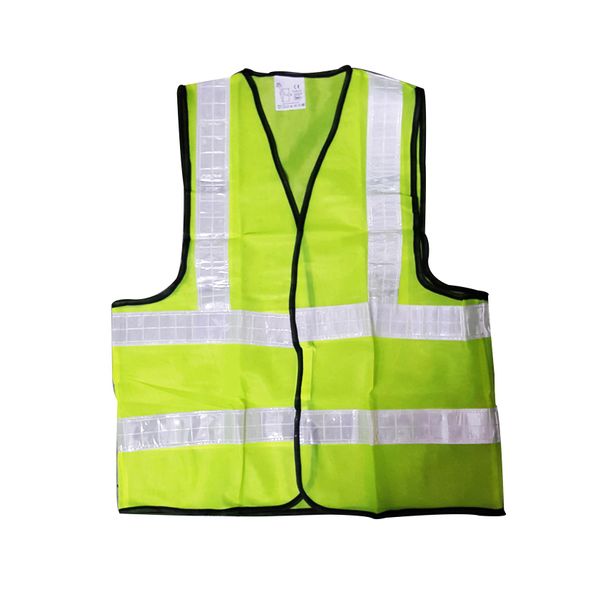 Cig Safety Vest Polyester Mesh Velcro Reflective Fluorescent Orange ...