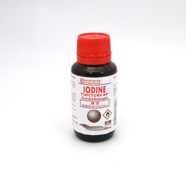 Iodine Antiseptic Solution 50ml Singapore Eezee