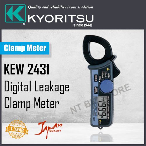 Kyoritsu Kew Snap Leakage Current Tester 2431 (valid for Singapore 